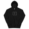 White cross - Cozy hoodie (5 colours)