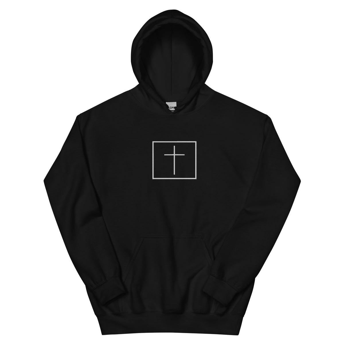 White cross - Cozy hoodie (5 colours)