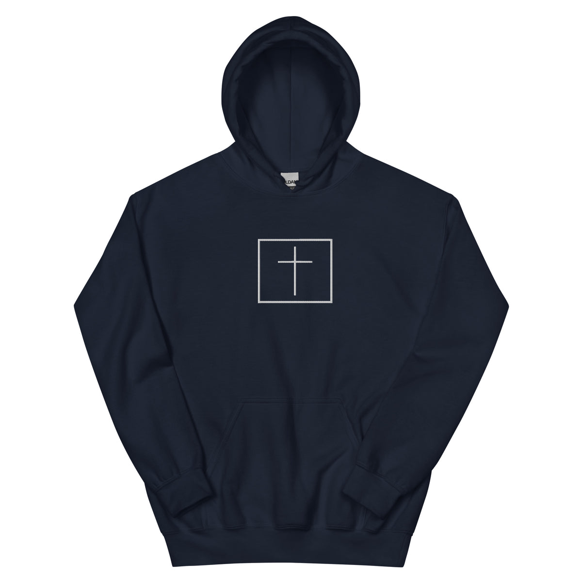 White cross - Cozy hoodie (5 colours)
