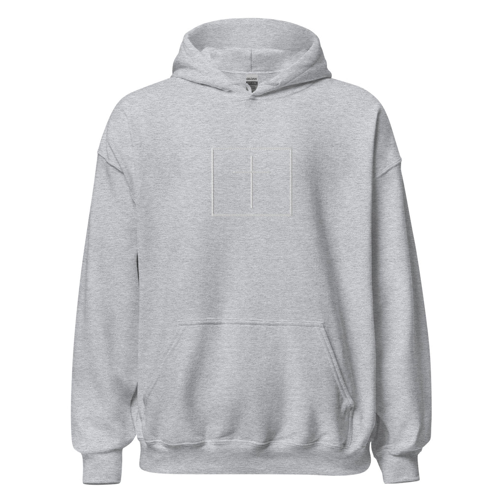 White cross - Cozy hoodie (5 colours)