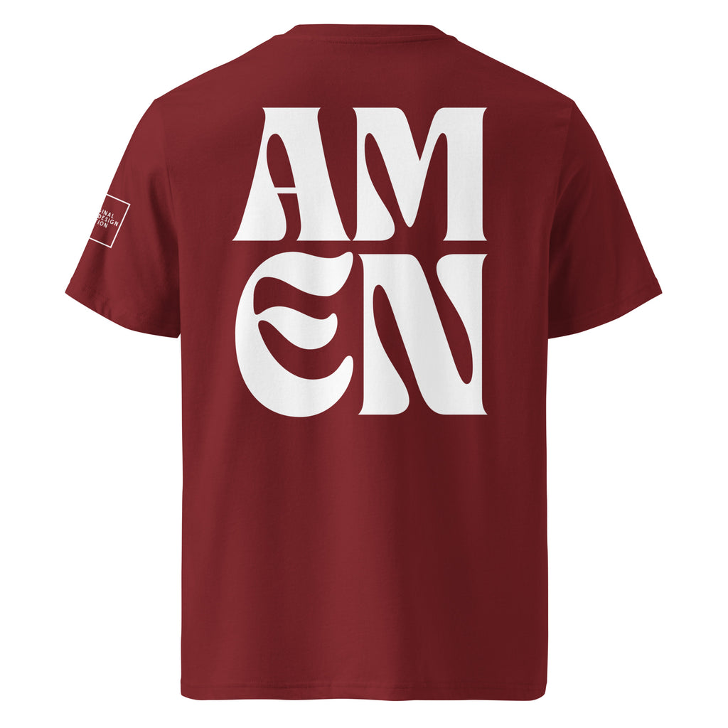 AMEN - Unisex organic cotton tee (10 colours)