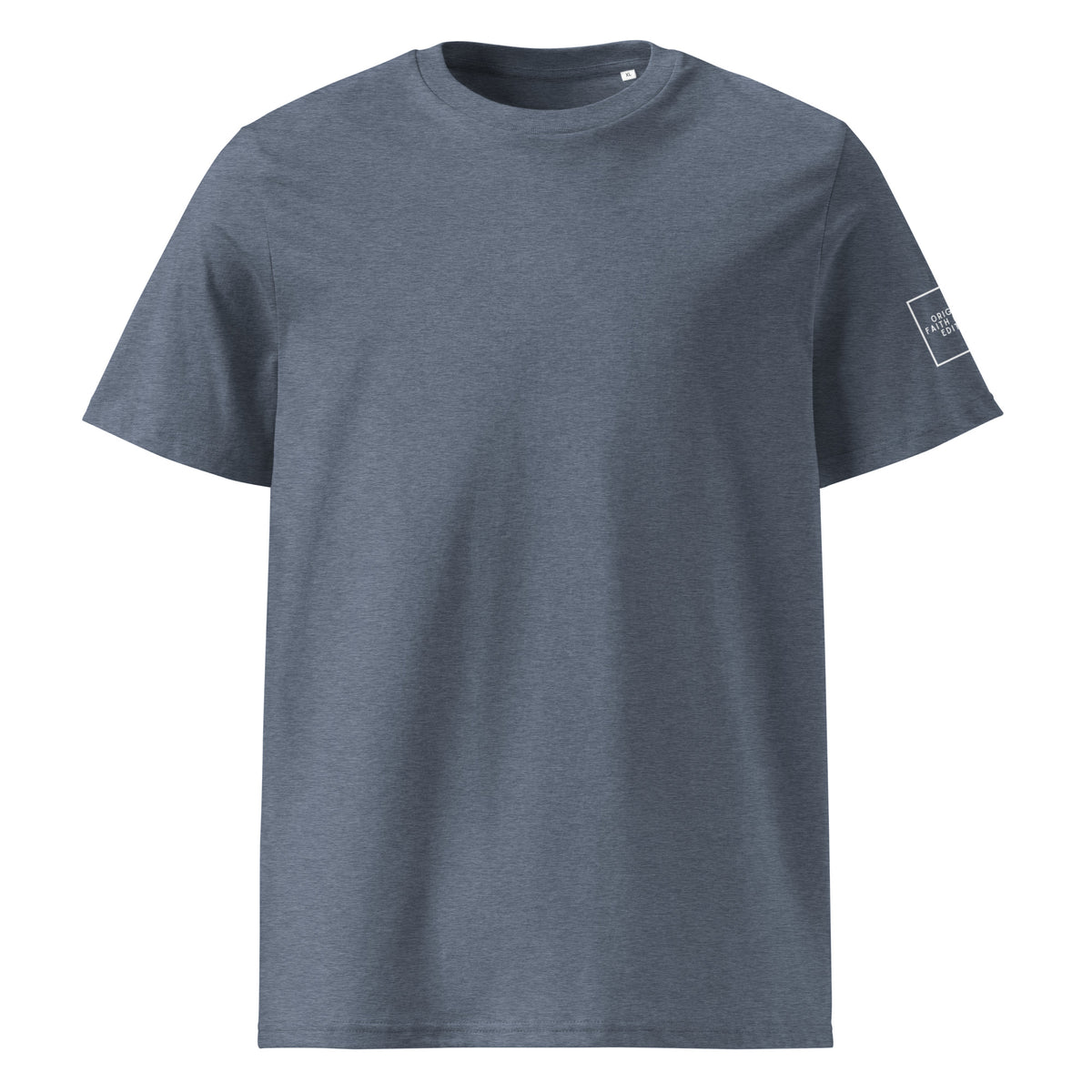 White cross - Unisex organic cotton tee (7 colours)