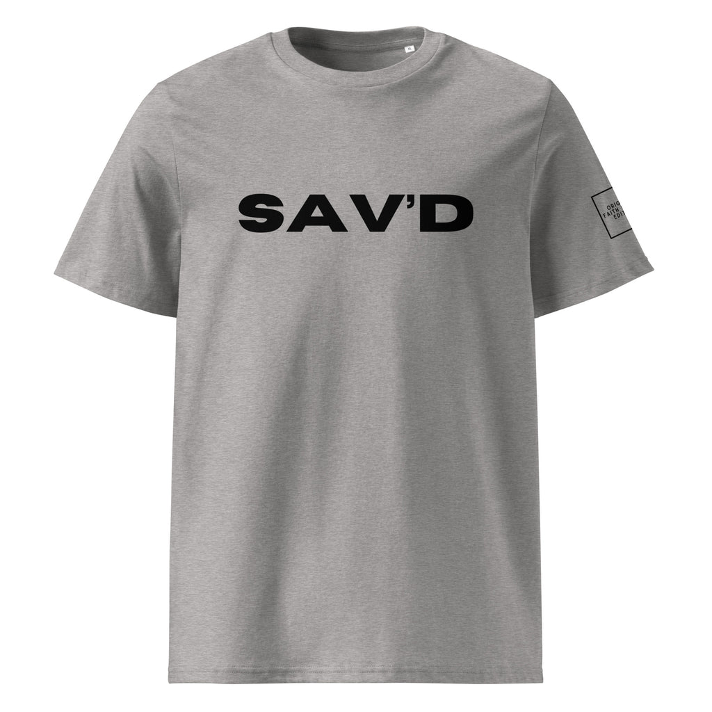SAV'D - Unisex organic cotton tee (5 colours)
