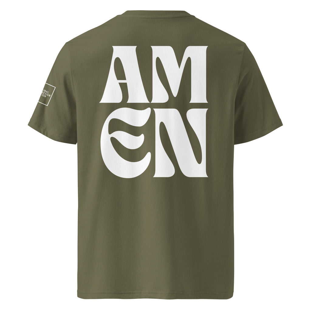 AMEN - Unisex organic cotton tee (10 colours)