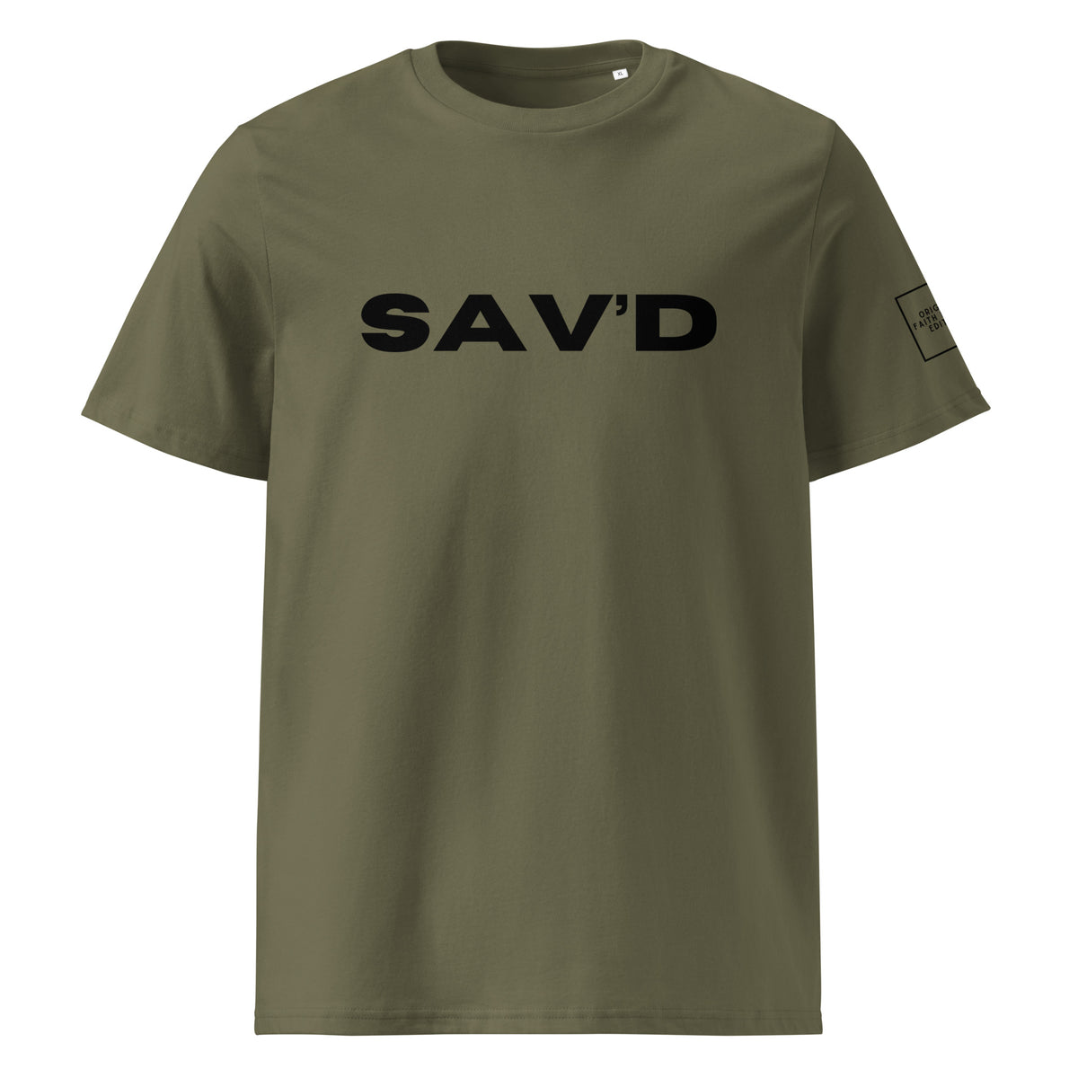 SAV'D - Unisex organic cotton tee (5 colours)