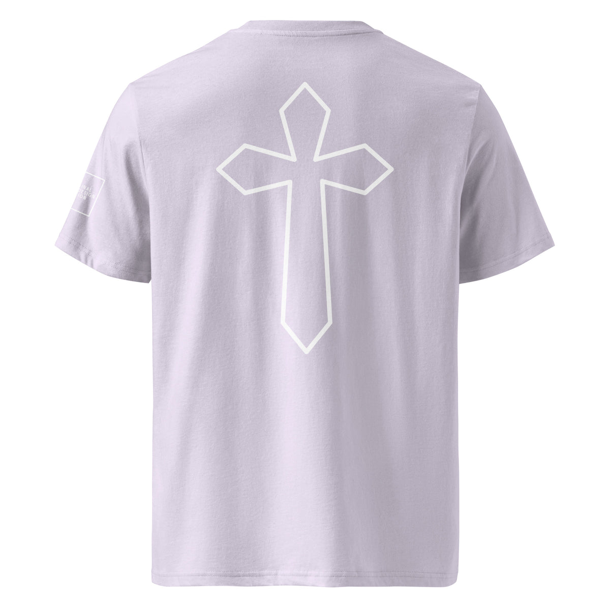 White cross - Unisex organic cotton tee (7 colours)
