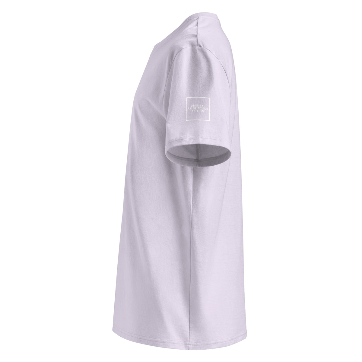White cross - Unisex organic cotton tee (7 colours)