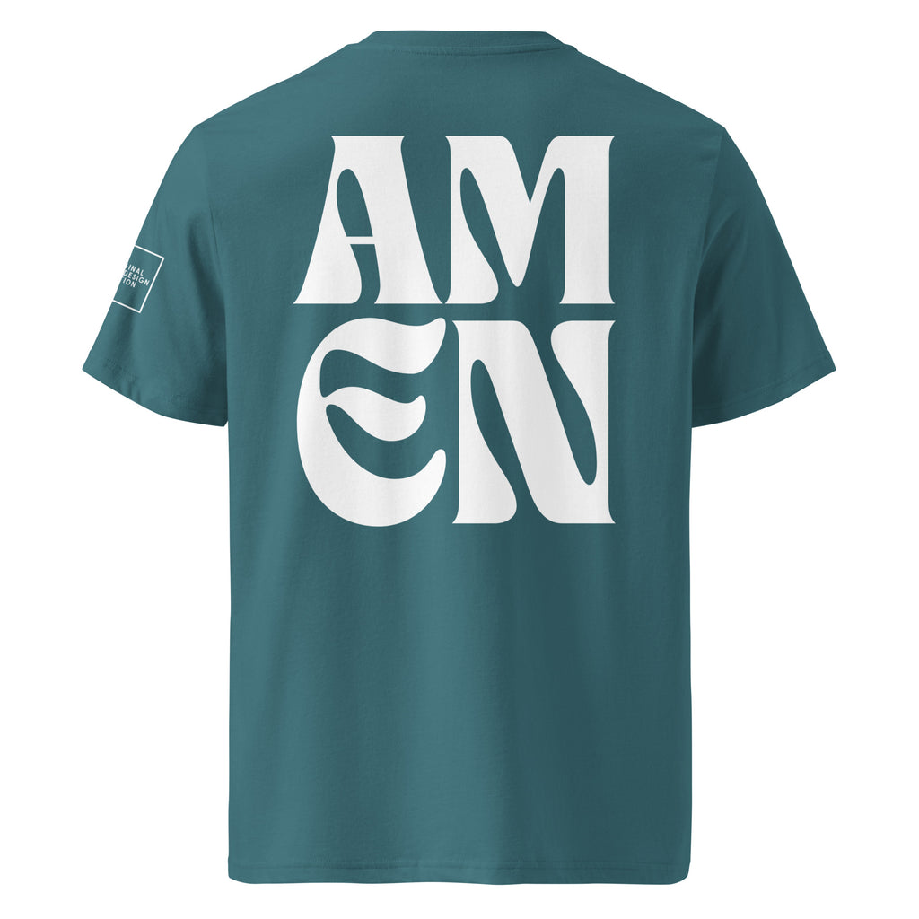 AMEN - Unisex organic cotton tee (10 colours)